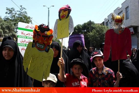 حضور با شکوه بانوان همدانی در راهپیمایی روز قدس /به روایت تصویر 