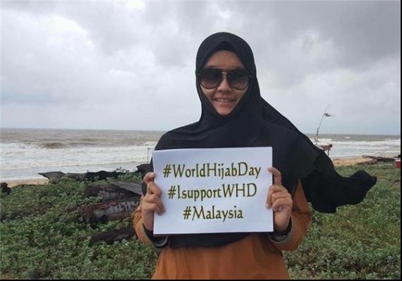 پویش جهانی زنان باحجاب و بی حجاب در حمایت از روز جهانی حجاب +تصاویر 