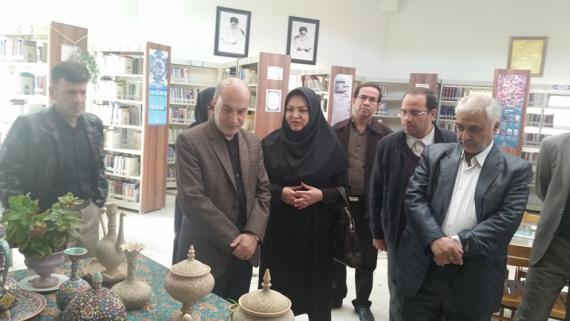 شبنم ها , shabnamha, afkl ih, بازدید فرماندار, کتابخانه اعتمادیه, شبنم همدان, 