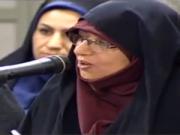 شعر مادرانه پروانه نجاتی در محضر رهبری 