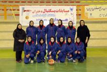در مسابقات بسکتبال دسته اول دانشجویان دختر دانشگاه آزاد رقم خورد