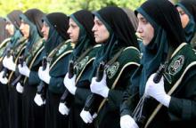 حضور زنان پلیس در مرز مهران 