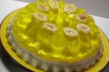تهیه ژله با موز 