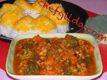 آشپزی,خورش سویا و کلم بروکلی,سویا,کلم بروکلی,shabnamha.ir,شبنم همدان,afkl ih